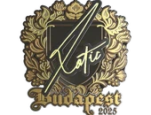 Sticker | XotiC (Gold) | Budapest 2025 image