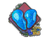 Sticker | 00 Nation (Glitter) | Rio 2022 image
