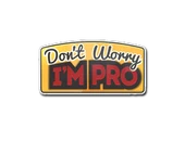 Sticker | Don't Worry, I'm Pro image