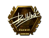 Sticker | balblna (Gold) | London 2018 image