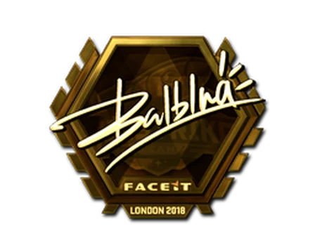 Sticker | balblna (Gold) | London 2018 image