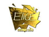 Sticker | EliGE (Gold) | Cologne 2016 image