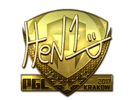 Sticker | HEN1 (Gold) | Krakow 2017 image