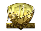 Sticker | HEN1 (Gold) | Krakow 2017 image