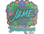 Sticker | Jame (Embroidered) | Budapest 2025 image