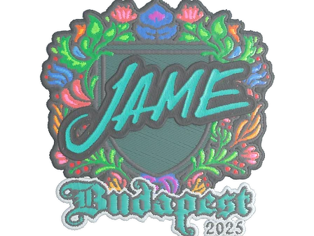 Sticker | Jame (Embroidered) | Budapest 2025 image