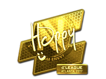 Sticker | Happy (Gold) | Atlanta 2017 image