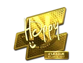 Sticker | Happy (Gold) | Atlanta 2017 image