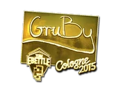 Sticker | GruBy (Gold) | Cologne 2015 image