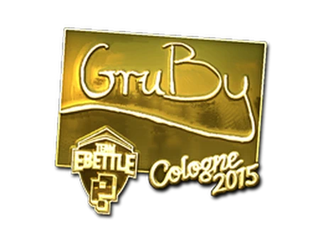 Sticker | GruBy (Gold) | Cologne 2015 image