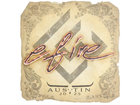 Sticker | efire | Austin 2025 image