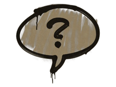 Sealed Graffiti | Question Mark (Dust Brown) image