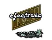 Sticker | electronic (Glitter) | Antwerp 2022 image