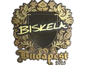 Sticker | Aleksib (Gold) | Budapest 2025 image