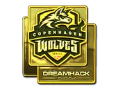 Sticker | Copenhagen Wolves (Gold) | DreamHack 2014 image
