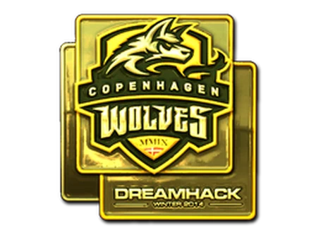 Sticker | Copenhagen Wolves (Gold) | DreamHack 2014 image