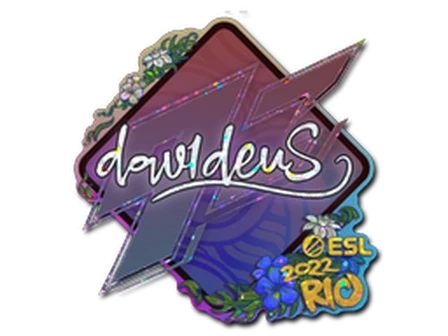 Sticker | dav1deuS (Glitter) | Rio 2022 image