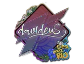 Sticker | dav1deuS (Glitter) | Rio 2022 image