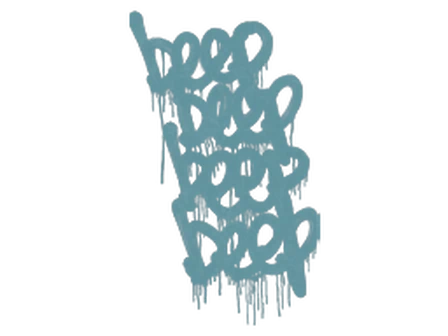 Sealed Graffiti | BEEP (Wire Blue) image