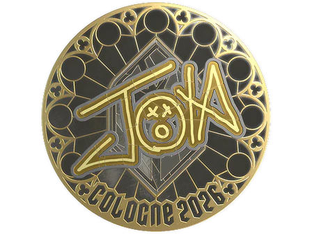 Sticker | JOTA (Gold) | Cologne 2026 image