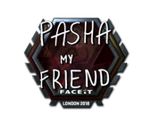 Sticker | pashaBiceps (Foil) | London 2018 image
