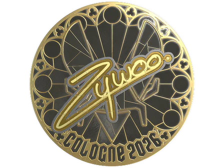 Sticker | ZywOo (Gold) | Cologne 2026 image