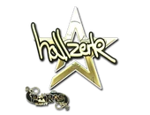 Sticker | hallzerk (Gold) | Paris 2023 image