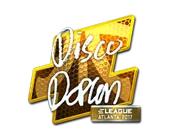 Sticker | disco doplan (Foil) | Atlanta 2017 image
