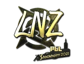 Sticker | LNZ (Gold) | Stockholm 2021 image