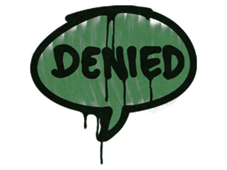 Sealed Graffiti | Denied (Jungle Green) image