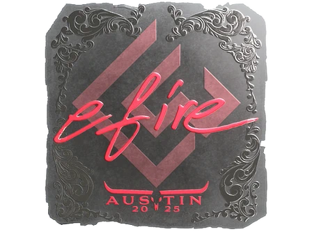 Sticker | efire (Foil) | Austin 2025 image