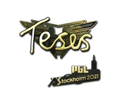 Sticker | TeSeS (Gold) | Stockholm 2021 image