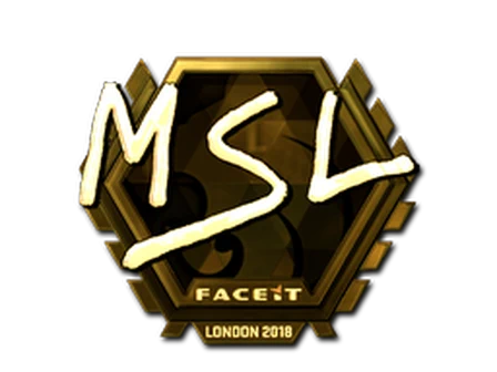 Sticker | MSL (Gold) | London 2018 image