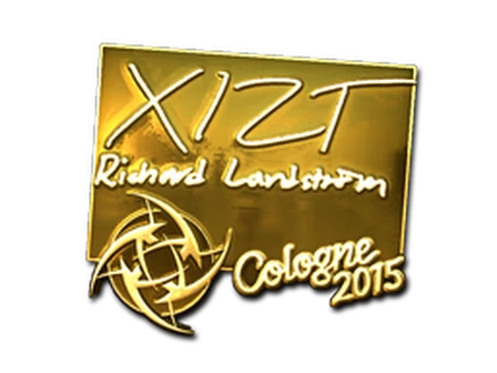 Sticker | Xizt (Gold) | Cologne 2015 image
