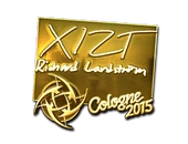Sticker | Xizt (Gold) | Cologne 2015 image