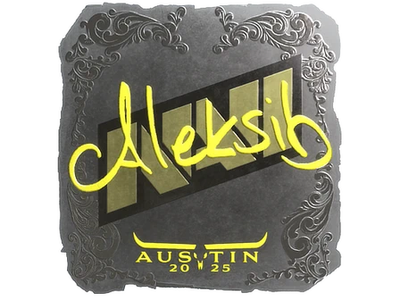 Sticker | Aleksib (Foil) | Austin 2025 image