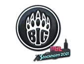 Sticker | BIG (Foil) | Stockholm 2021 image