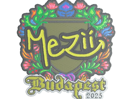 Sticker | mezii (Embroidered) | Budapest 2025 image