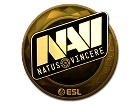 Sticker | Natus Vincere (Gold) | Katowice 2019 image