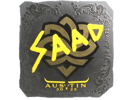 Sticker | saadzin (Foil) | Austin 2025 image
