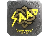 Sticker | saadzin (Foil) | Austin 2025 image