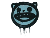 Sealed Graffiti | Happy Cat (Wire Blue) image