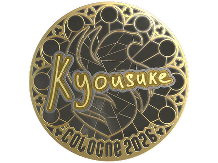 Sticker | kyousuke (Gold) | Cologne 2026 image