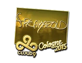 Sticker | freakazoid (Gold) | Cologne 2015 image