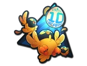 Sticker | Beaky Decade image