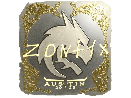 Sticker | zont1x (Gold) | Austin 2025 image
