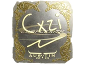 Sticker | Cxzi (Gold) | Austin 2025 image