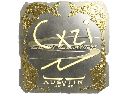 Sticker | Cxzi (Gold) | Austin 2025 image