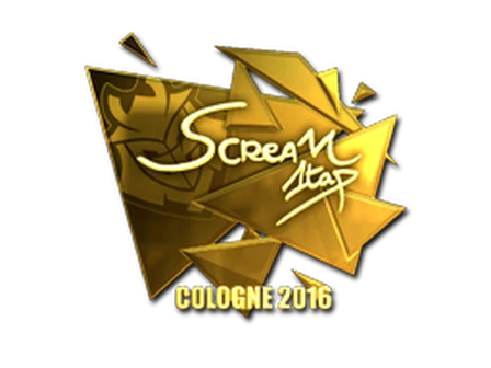Sticker | ScreaM (Gold) | Cologne 2016 image