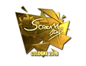 Sticker | ScreaM (Gold) | Cologne 2016 image